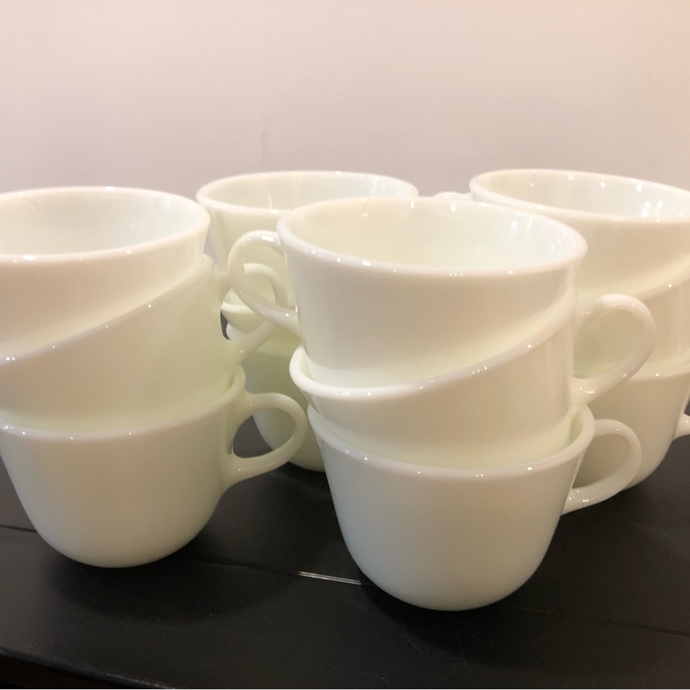 Vintage Pyrex Opal tea cups/coffee cups